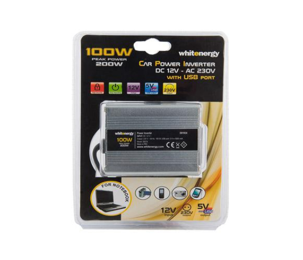 Whitenergy 100W 12V/230V z USB - 172889 - zdjęcie 4